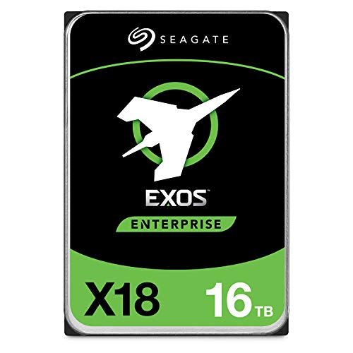 Seagate Exos X18 Enterprise, 16TB HDD, CMR 3.5", Hyperscale SATA 6GB/s, 7.200 U/min, 512e, 4Kn FastFormat ( ST16000NM000J)