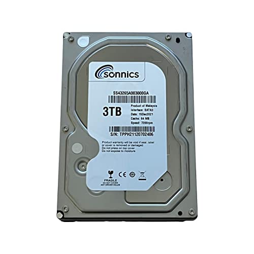 Sonnics 3 TB SATA Festplatte Vergleich